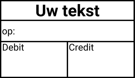 Trodat 5206 - Indeling bewerken