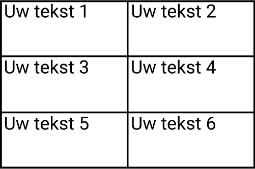 Trodat 5274 - Indeling bewerken