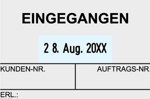 Trodat datumstempel 5474 - Sjabloon bewerken