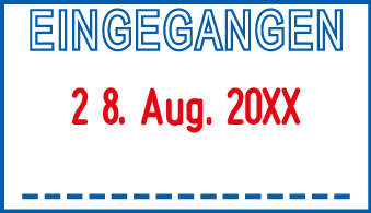 Trodat datumstempel 4750/L - EINGEGANGEN