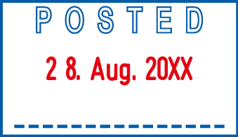 Trodat datumstempel 4750/L - POSTED