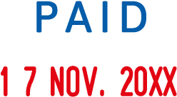 Trodat datumstempel 4850/L - PAID