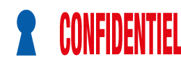 Trodat Office Printy 4912 'CONFIDENTIEL'