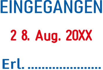 Trodat datumstempel 5430/L - EINGEGANGEN