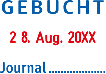 Trodat datumstempel 5430/L - GEBUCHT