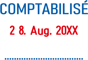 Trodat datumstempel 5430/L - COMPTABILISÉ