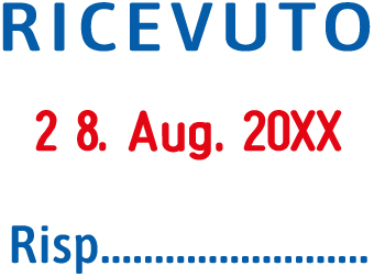 Trodat datumstempel 5430/L - RICEVUTO