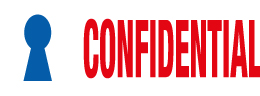 Trodat Office Printy 4912 'CONFIDENTIAL'